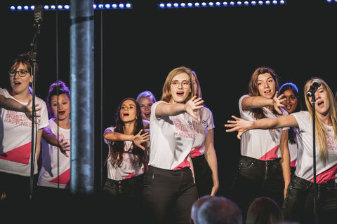 Showchoir Rise Up from Belgium performing © Jonas Persson