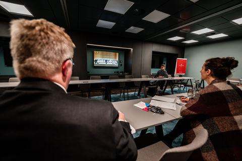 Jurors evaluating the Virtual Competition © Jonas Persson