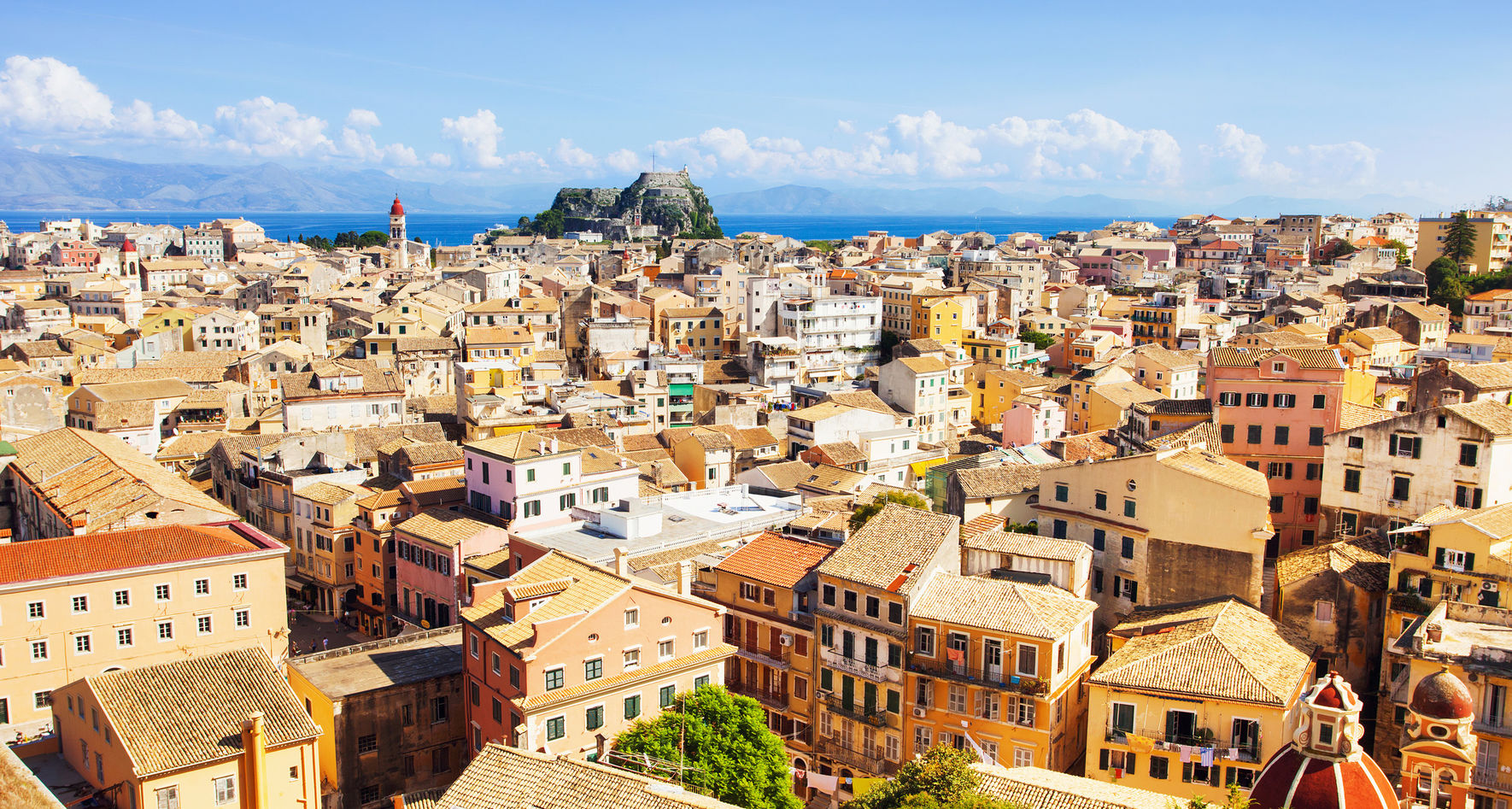 View above Corfu © fotolia