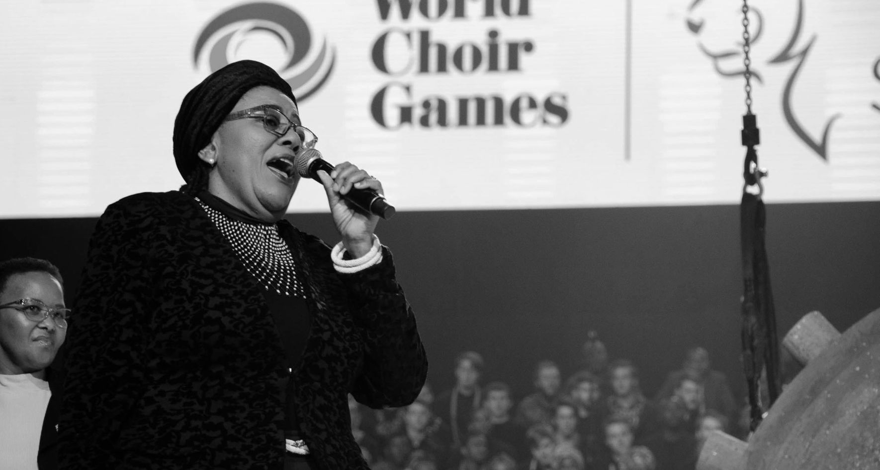 Sibongile Khumalo performing during World Choir Games 2018 © INTERKULTUR