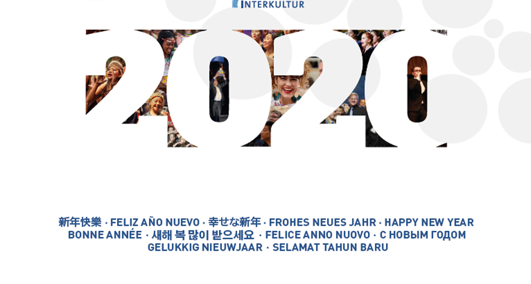 Neujahrsgrüße 2020 © INTERKULTUR