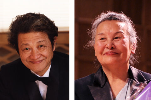 Prof. Zheng Yiaoying and Prof. Yang Hongnian