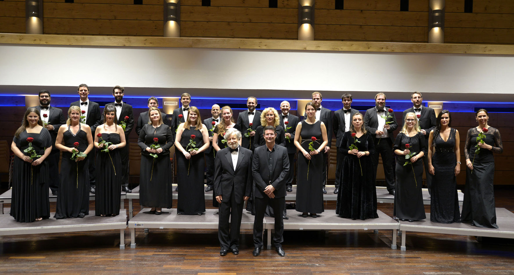Chamber Choir of Europe with Morten Lauridsen and Artistic Director Nicol Matt © Dagmar Titsch