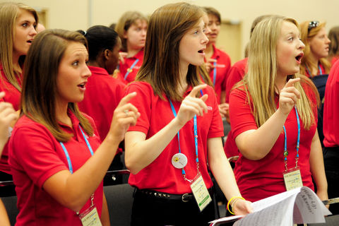 Workshop during an INTERKULTUR event