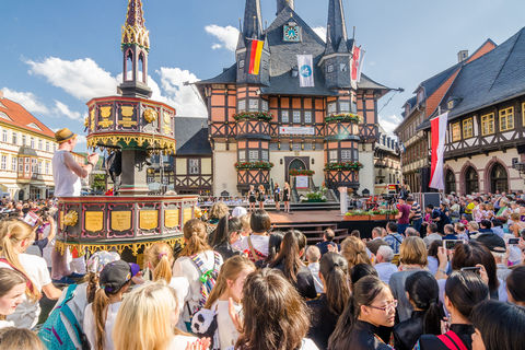Eröffnung auf dem Wernigeröder Marktplatz © INTERKULTUR