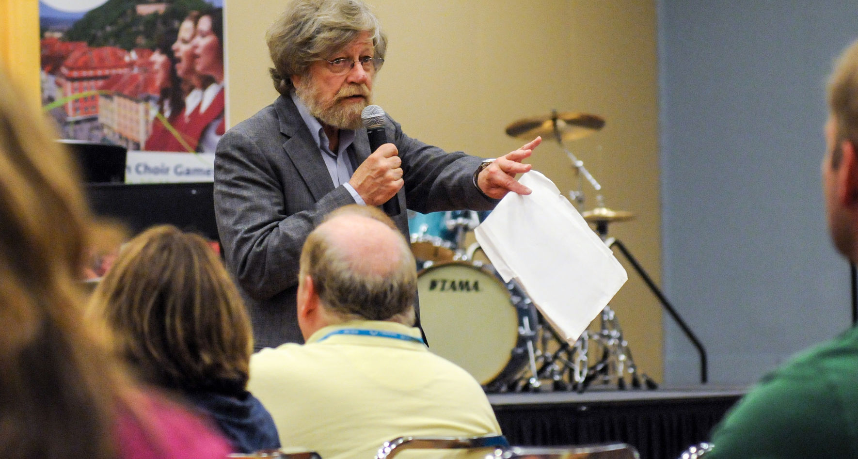 Workshop with Morten Lauridsen © Sean Hughes