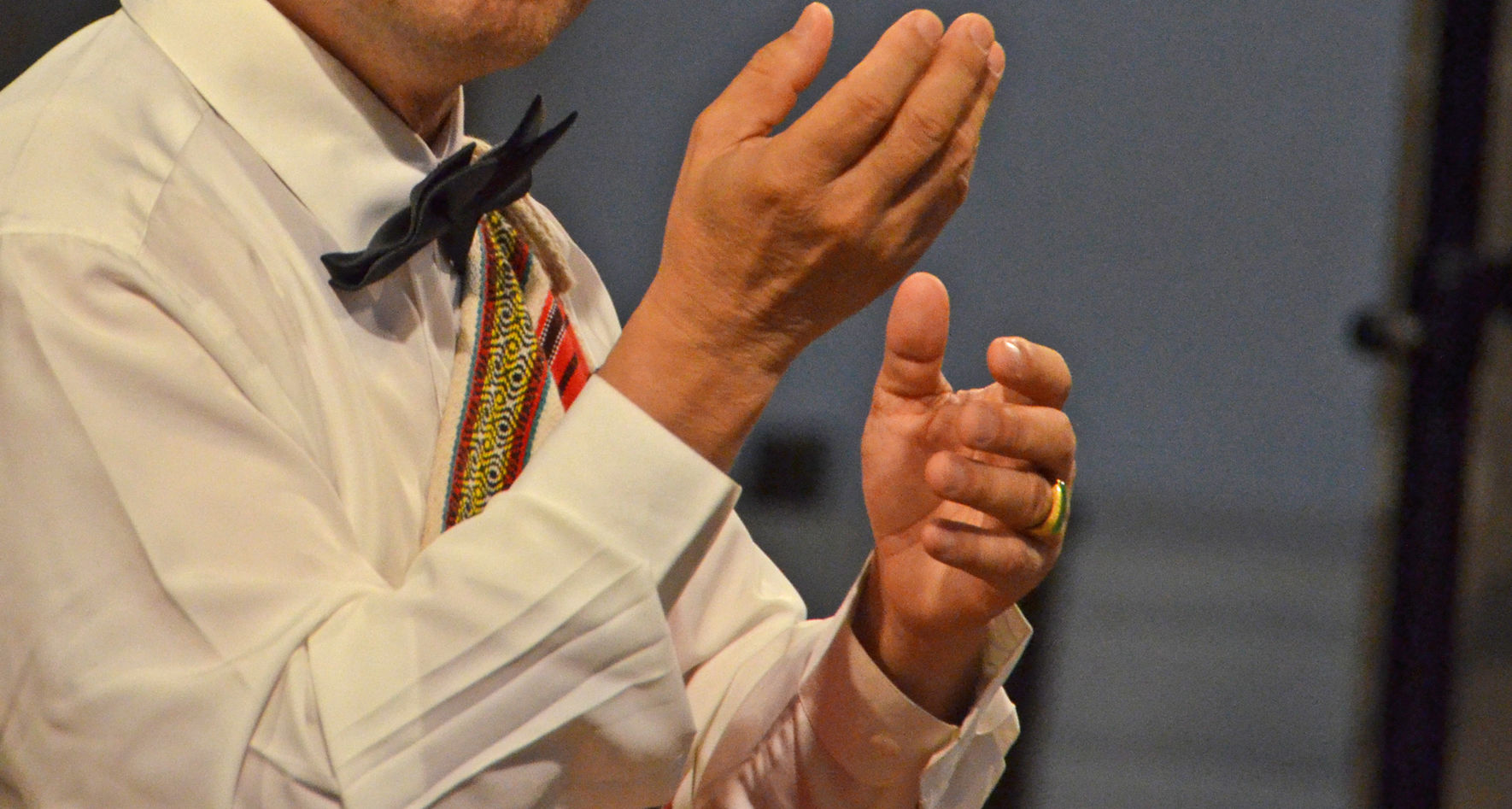 Hands of a conductor