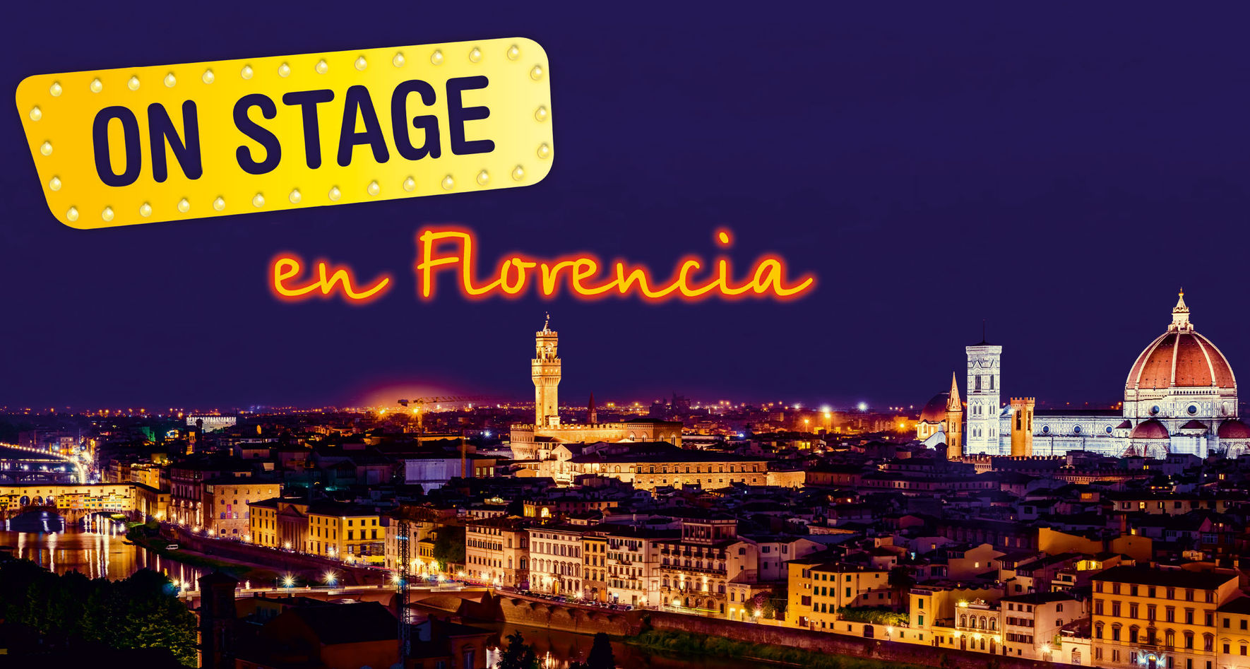 Florencia durante la noche