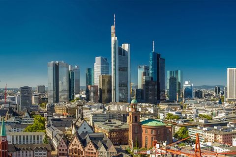 Panorama of Frankfurt