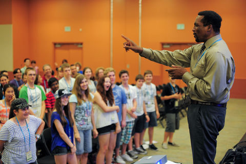 Workshop with André J. Thomas © Cameron Knight