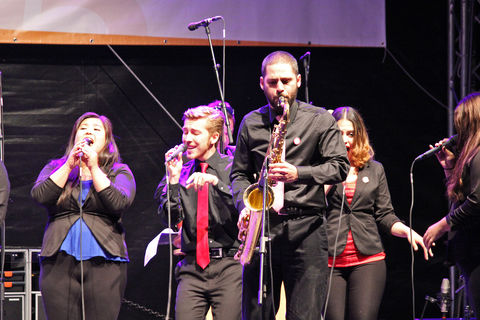 Mt. San Antonio College Singcopation bei der Nacht der Chöre