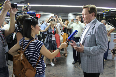 Günter Titsch arrival in Sochi © INTERKULTUR