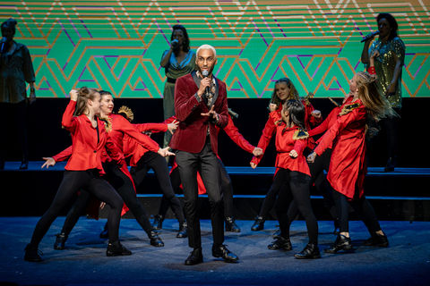 Noah Thys on stage at the World Choir Games 2021 Opening Ceremony © Jonas Persson