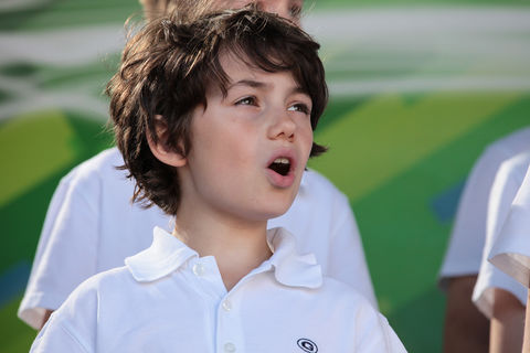 Singing boy