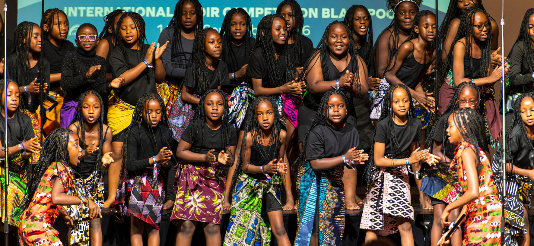 DC Junior Choir (Zimbabwe) at the Opening Event in Blackpool © INTERKULTUR