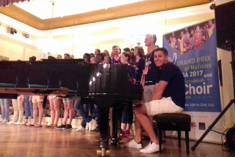Workshop with Michael Barrett and University of Pretoria Camerata © INTERKULTUR