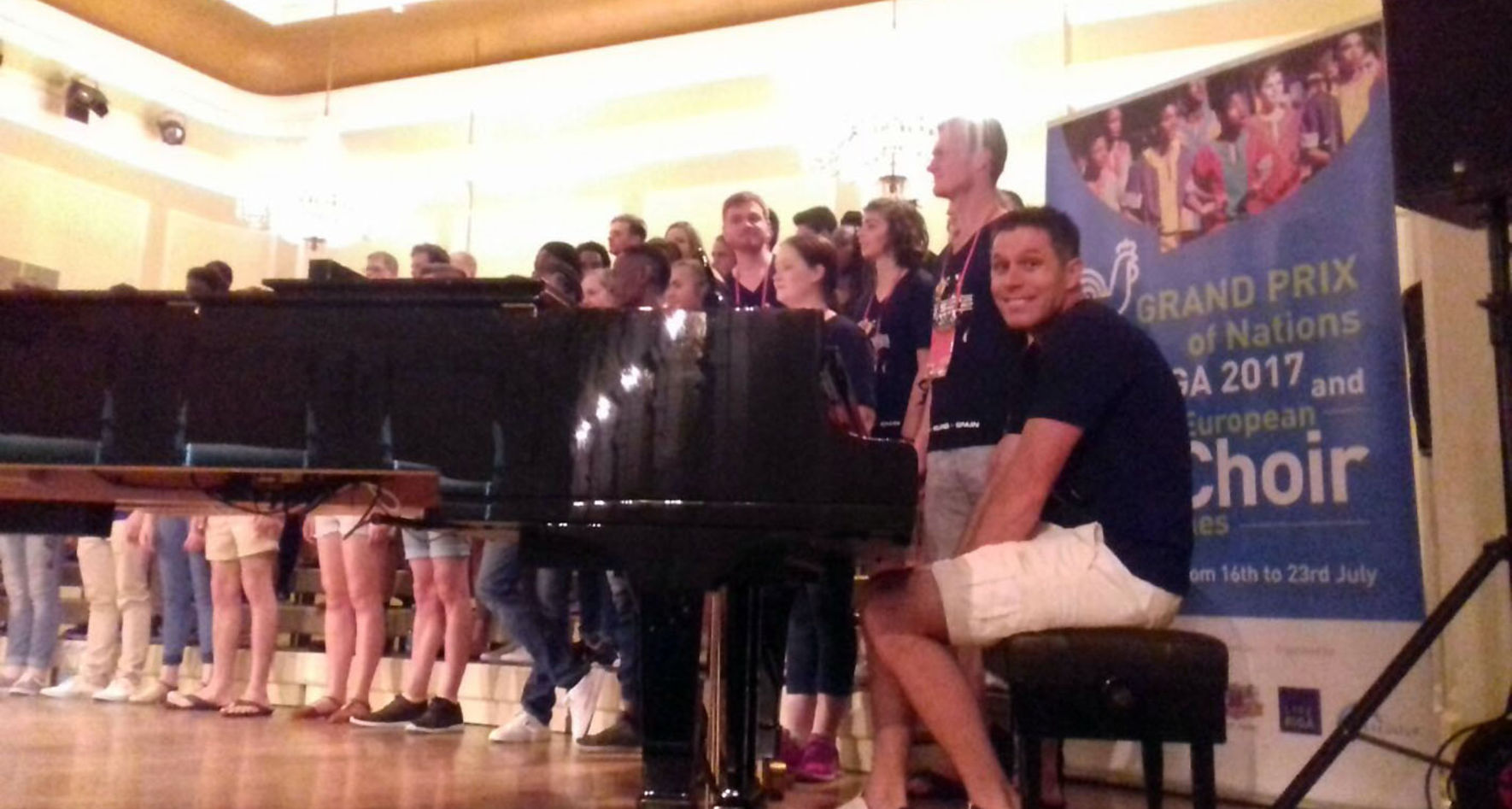 Workshop with Michael Barrett and University of Pretoria Camerata © INTERKULTUR