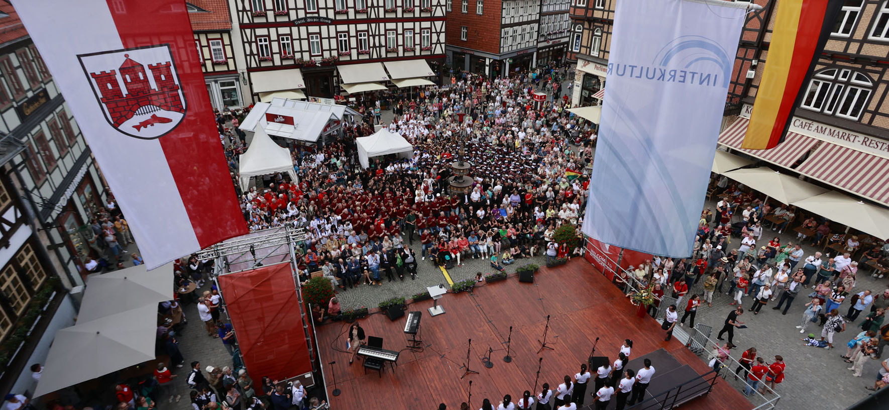 Opening event on the Market Square in Wernigerode © Mathias Bein