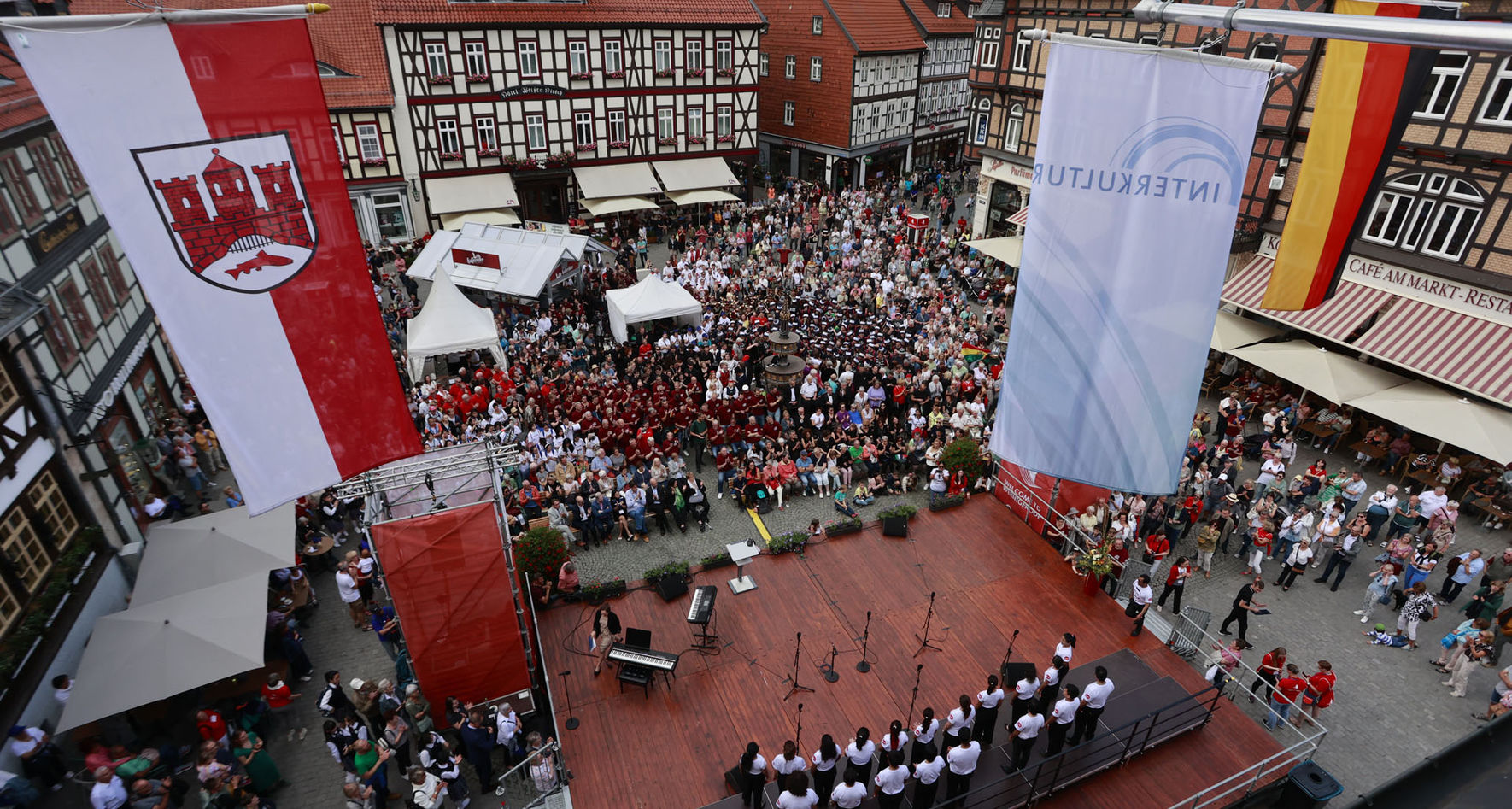 Eröffnungsveranstaltung auf dem Marktplatz in Wernigerode © Mathias Bein