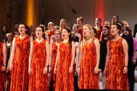 The Rundfunk- Jugendchor Wernigerode at the Opening Concert