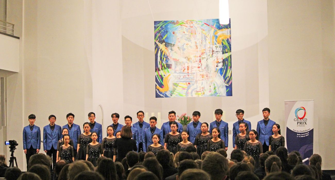 The Skyline Choir of Shenzhen Meilin High School © INTERKULTUR