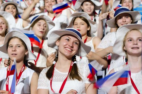 Choir from Russia at the Opening Ceremony © INTERKULTUR