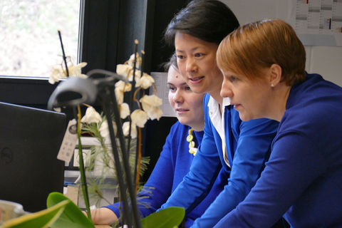 Working in the INTERKULTUR head office © Roger Schmidt