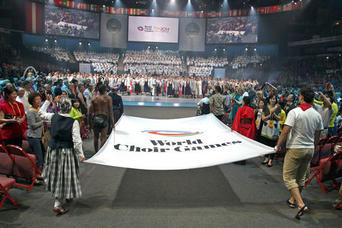 Flag of the World Choir Games 2014