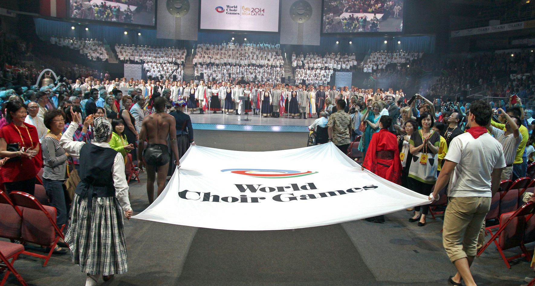 Flag of the World Choir Games 2014