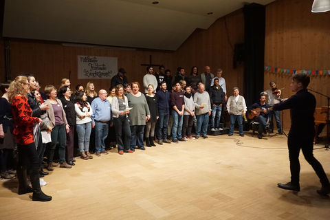 Encounter Choir rehearsal © Begegnungschor Berlin