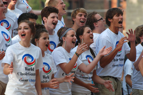 Choir performing at the World Choir Games © Kathleen Kennedy