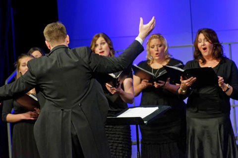 Performance of a choir in Provo