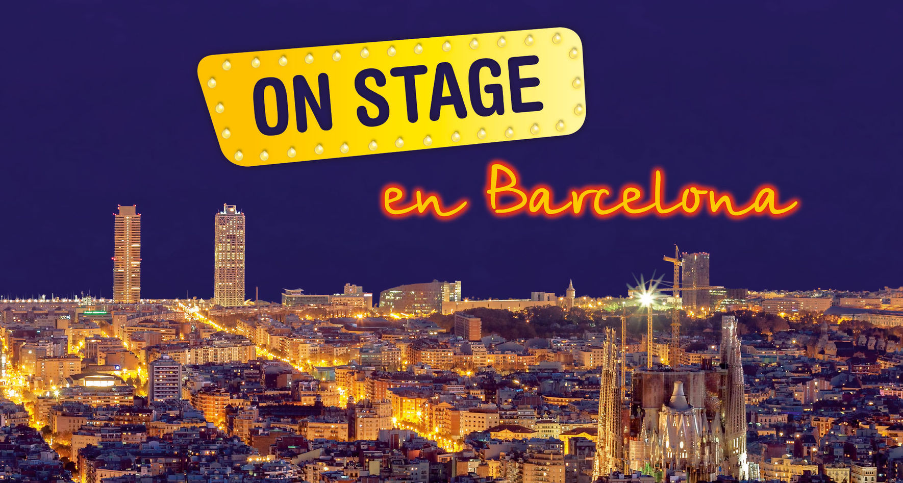 Barcelona durante la noche