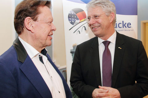 f.l. Günter Titsch, Thomas Reiter © Roger Schmidt