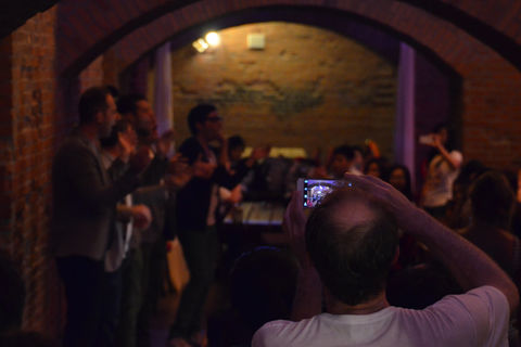 Choir on stage at the Friendship Concert in the Festung Mark