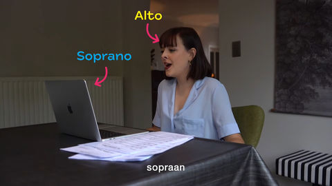 Screenshot from Virtual Choir Games Opening Show 